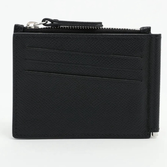 Maison Margiela 4 Stitches Leather Money Bifold Clip Wallet - Picture 2 of 5